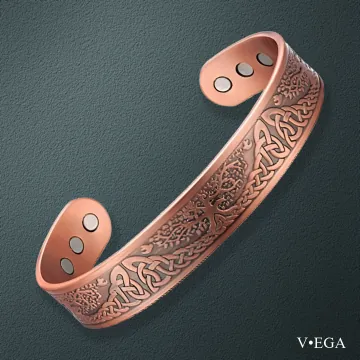 Tree of Life engraved copper bracelet